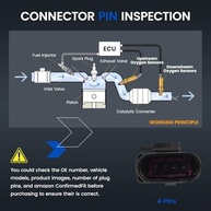 Sensor O2 Downstream 16002 para Audi A3/A4/A5/A6/Q3/Q5 2.0L e Mais - Peça de Reposição Direta - imagem 5