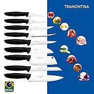 Tramontina Plenus: Jogo de Facas + Tábua 10 Peças - imagem 2