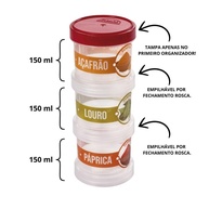 Organizador de Temperos Plasútil: Kit 12 Peças! - imagem 2