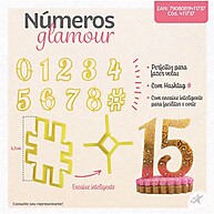 Cortadores de Números Glamour: Kit Completo 14 Peças - imagem 2