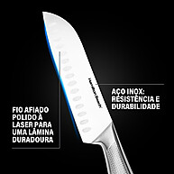 Facas Hamilton Beach CutPro: Jogo Completo Inox 15 Peças - imagem 2