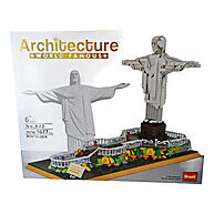 Cristo Redentor de Blocos: 1677 Peças! - imagem 2