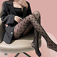 Meia Calça Arrastão com Corações – Z&D Lingerie Kit 2 Peças - imagem 2