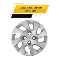Calota Aro 15" Prata Grid para Onix/Prisma 2014-2016 - Jogo com 4 Peças - imagem 5