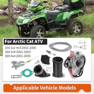 Carburador Completo + Kit Petcock para Arctic Cat ATV 250/300 (2001-2005) - Peças Essenciais - imagem 3