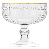Taças de Sobremesa Cristal Dourado: Elegância em 3 Peças - imagem 2
