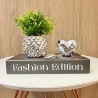 Kit Decoração Livro Enfeite Sala - 3 Peças para Estante com Estilo Moderno - imagem 3