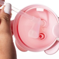 Kit Introdução Alimentar 3 Peças - Caneca com Canudo, Prato Térmico com Divisórias e Porta Papinha - imagem 2