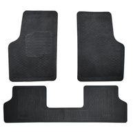 Tapete Borracha Automotivo Universal 3 Peças Preto - Proteção e Estilo para Seu Carro - imagem 2