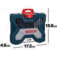 Kit de Brocas e Pontas Bosch X-Line: 33 Peças! - imagem 2