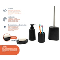 Kit Banheiro Oikos: Elegância em 4 Peças - imagem 2