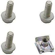 Grampo Parafuso Farol Kwid: Kit 4 Peças - imagem 2