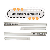 Frisos para Jeep Renegade 2022+ Branco Polar - 4 Peças - imagem 2