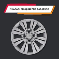Calota Aro 14" Prata Grid para Gol G7 2017/18 - Jogo com 4 Peças - imagem 5