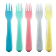 Kit Garfos Coloridos Infantil 5 Peças - Comtac Kids 4442 | Segurança e Diversão na Alimentação - imagem 2