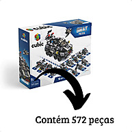 Blocos de Montar Cubic 12 em 1 Swat Policia – 572 Peças - imagem 2