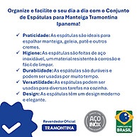 Espátulas para Manteiga Tramontina Ipanema: Kit 6 Peças - imagem 1