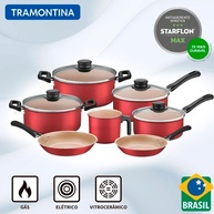 Tramontina Turim: Jogo de Panelas Antiaderente 7 Peças - imagem 2