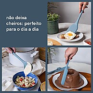 Utensílios de Silicone Oikos Azul: Kit 7 Peças - imagem 2