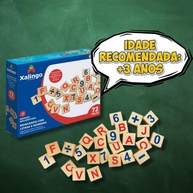 Xalingo: Jogo de Letras e Números 72 Peças - imagem 2
