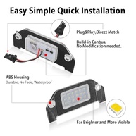 Ilumine Seu Dodge: Lâmpadas de Placa LED 6000K Brancas para Charger, Challenger, Avenger e Mais (2 Peças) - imagem 3