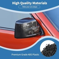 Capa Espelho Lateral Fibra de Carbono para Dodge Nitro e Jeep Liberty (2007-2012) - Kit 2 Peças - imagem 3