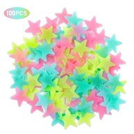Adesivos de Parede Estrela que Brilha no Escuro - 100 Peças para Teto e Quarto - imagem 3