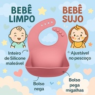 Kit de Introdução Alimentar para Bebê 8 Peças em Silicone - Seguro, Completo e Prático (Rosa Bebê) - imagem 4