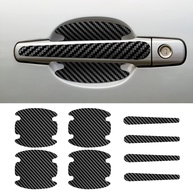 Protetores de Maçaneta Fibra de Carbono: Kit 8 Peças Universal Anti-Arranhão para Carro - imagem 1