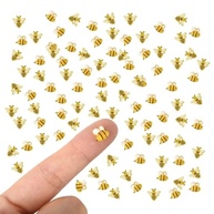 200 Peças Mini Abelhas de Resina - Decoração Criativa para Festas, Artesanato e Fotografia - imagem 2