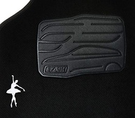 Tapete de Carpete Universal 4 Peças Preto - Design Exclusivo Bailarina - imagem 3