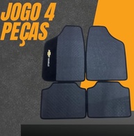 Jogo de Tapetes Borracha Universal Chevrolet GM Celta, Corsa, Onix, Astra e Mais - 4 Peças - imagem 4