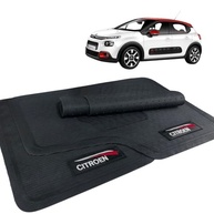 Jogo de Tapetes de Borracha Premium para Citroen C3 (2012-2021) - 5 Peças com Logo Bordado - imagem 2