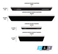 Kit 8 Peças Soleira Platinum Resinada Preta para Hyundai Creta 2015-2021 - imagem 3