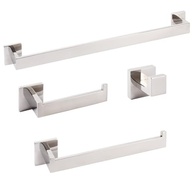 Kit Acessórios para Banheiro em Aço Inox Premium Cromado – 4 Peças Modernas - imagem 2