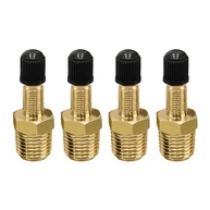 Adaptador de Inflador de Pneu em Latão: Conexão NPT 1/4" para Schrader (4 Peças) - imagem 1