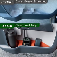 Organizador de Porta Ford Maverick 2022-2025: Kit 4 Peças em Silicone Premium para Máximo Conforto e Estilo - imagem 4