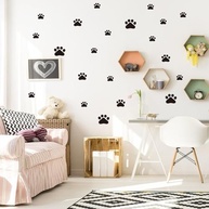 Decalques de Patas de Cachorro para Parede – 44 Peças de Arte Adesiva em Vinil para Decoração de Quarto Infantil, Sala e Ambientes Pet Friendly - imagem 5