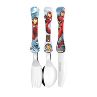 Kit Talheres Infantil Super Heróis - Homem de Ferro + Homem-Aranha 6 Peças - imagem 5