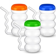 Copo Infantil Sip a Mug 400ml com Canudo Integrado - 3 Peças | Seguro, Prático e à Prova de Derrames - imagem 2