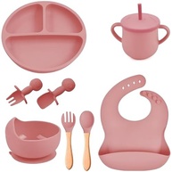 Kit Introdução Alimentar Bebê 8 Peças com Silicone Antitóxico e Design Ergonômico - imagem 2
