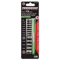 Conjunto de Soquetes Estrela Powerbuilt 13 Peças: Segurança e Precisão Anti-Adulteração - imagem 5