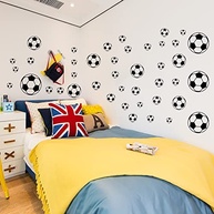 Adesivos de Futebol para Quarto Infantil - 52 Peças Decorativas Fáceis de Aplicar - imagem 3