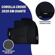 Jogo de Tapetes Automotivos Emborrachados Premium para Corolla Cross (2020-2024) - 3 Peças - imagem 5