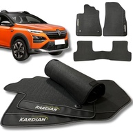Jogo de Tapetes Premium Emborrachado para Renault Kardian 2023-2025 - 3 Peças Impermeáveis - imagem 2