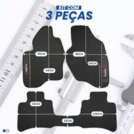 Jogo de Tapetes Automotivos Emborrachados Pajero TR4 2003-2015 (3 Peças) - Lanzi - imagem 3