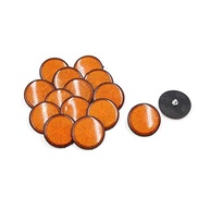 Refletores para Motocicleta 15 Peças - 55mm Laranja e Preto - Segurança e Visibilidade - imagem 2
