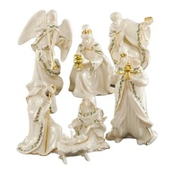 Mini Presépio de Natal Lenox 806053 - 7 Peças em Porcelana Marfim, 10 cm - imagem 5