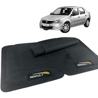 Jogo de Tapetes de Borracha Premium para Renault Logan (2011-2014) com Logo Bordado - 5 Peças - imagem 1
