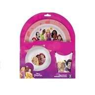 Conjunto Tuut Disney Princesas - 3 Peças em Melamine Rosa 22cm - imagem 2